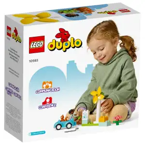 LEGO Duplo 10985 Wind Turbine and Electric Car 16 Pcs miniatura 4